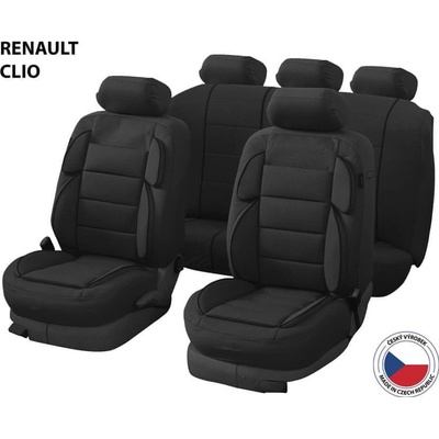 Autopoťah Cappa Perfetto YL Renault Clio černá