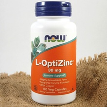Now L-OptiZinc Zinok + Měď 30 mg 100 rostlinných kapsúl