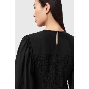 AllSaints Разкроена памучна рокля CHIA (W014DE) - answear - 193,61 лв