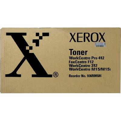 Xerox Тонер касета за XEROX WorkCentre 412/312/M15/M15i/FCF12 - Black - P№ 106R00586 (106R00586)