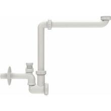 HL Umyvadlový-nábytkový sifon DN32x5/4", přivzdušňovací ventil 1" HL137N-BV/30