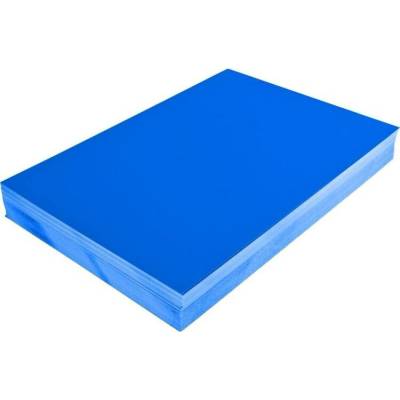4BIND Desky zadní pro vazbu Chromo (lesk) 250g, A4 modrá, 100ks