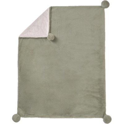 Mayoral Детско одеяло Mayoral - С помпони, зелено (15-09955-056-1)