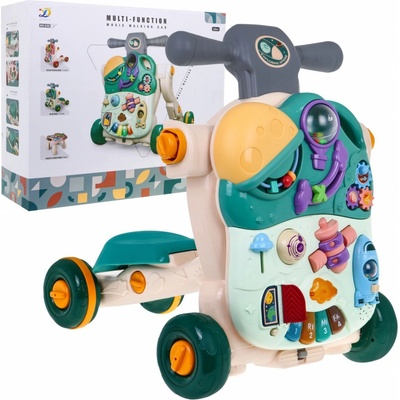 Mamido Interaktiní chodítko odrážedlo vozítko stoleček 5v1 pro nejmenší