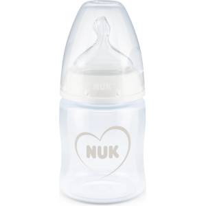 Nuk First Choice РР Шише Temperature control 150мл. силиконов биберон 0-6 мес. ПРОМО*- без опаковка (10743970)