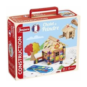 Jeujura Строителна Игра Jeujura Chalet to Paint