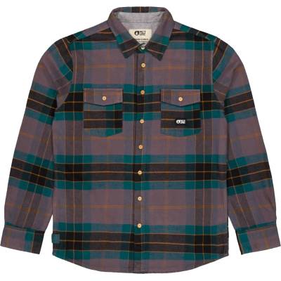 Picture Мъжка риза с копчета Picture Hillsboro Shirt - Deep Water (033-1380-0811)