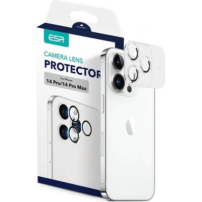ESR Протектор за Камерата на iPhone 14 Pro Max, ESR Cam Glass, Черен (4894240173092)