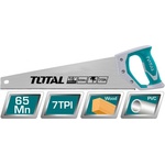 TOTAL Трион ръчен с 2k дръжка total, 7 tpi, 550 мм (tl tht55226)
