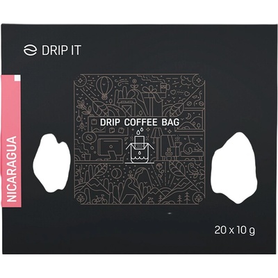 DRIP IT Káva vo filtri Nicaragua Prodecoop 20 x 10 g