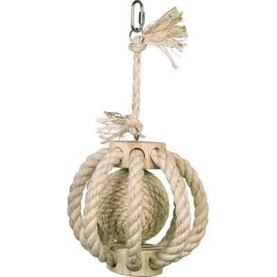 Nobby šplhací kruh bavlna, sisal s míčkem 30 x 14 cm