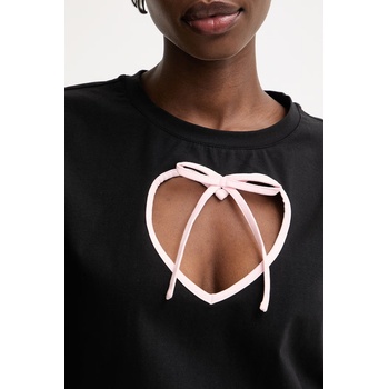 Silvian Heach тениска дамска от памук с еластан KHERNA (CVP26036TS)