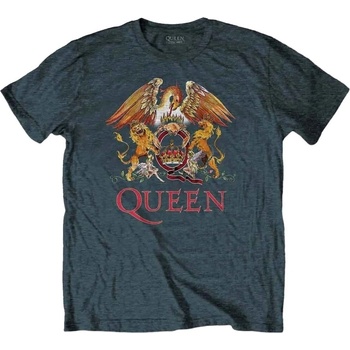 Queen Риза Classic Crest Unisex Heather Blue XL (QUTS03MH04)