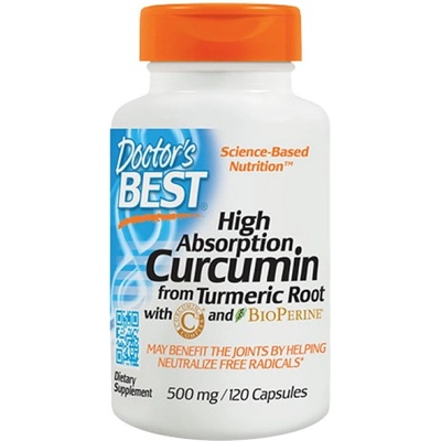 Doctor's Best High Absorption Curcumin 500mg [120 капсули]
