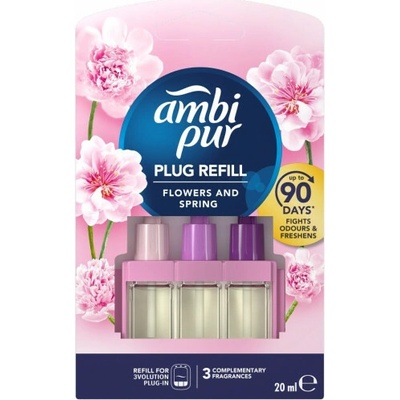 Ambi Pur 3volution náplne do elektrické osviežovača Flowers and Spring 20 ml