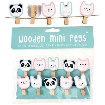 Rex London - Дървени щипки - Пандата Мико и приятели (28015_1)