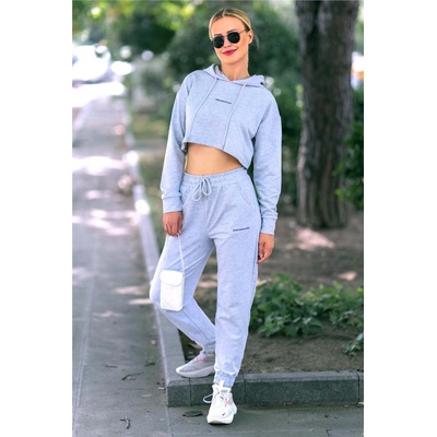 Madmext Дамски спортен екип mg465 -Сив 289078 (289078_Сив)