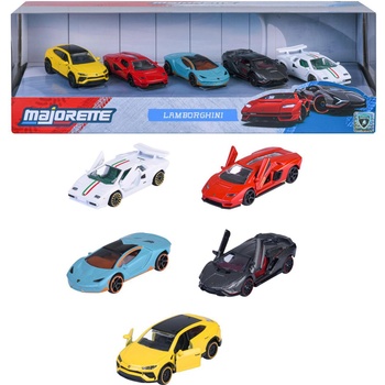 Majorette Метални колички Majorette - Lamborghini, 5 броя, 1: 64 (8502105001)