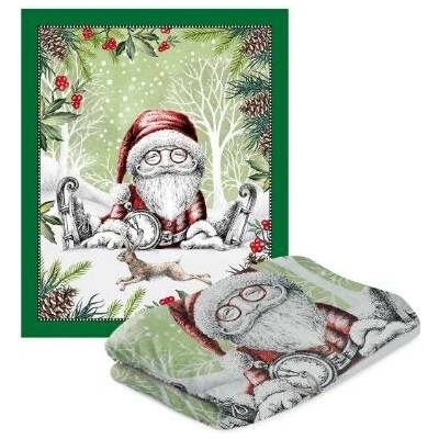 Egan Vánoční pléd Santa claus 130x160