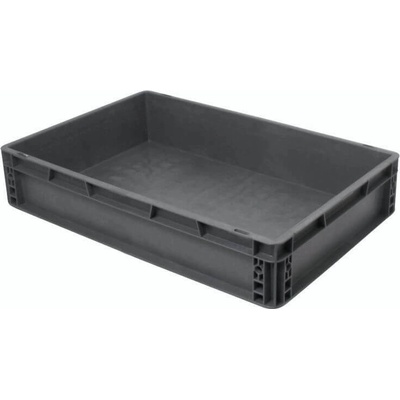 Tavobal Přepravka euro plná 600x400x110 mm šedá