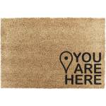 Artsy Mats Изтривалка от кокосови влакна 40x60 cm You Are Here - Artsy Doormats (TYPO-YOUAREHERE)
