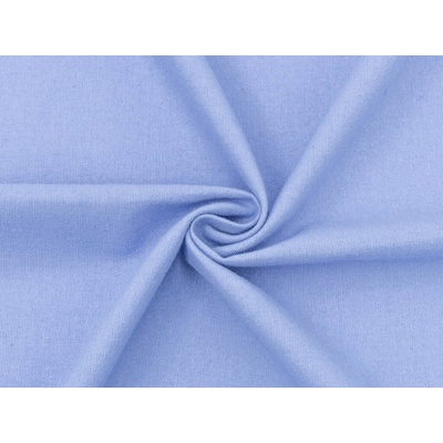 Mirtex Látka FLANEL 150/628 Světle modrá šíře 150cm Zbytková metráž