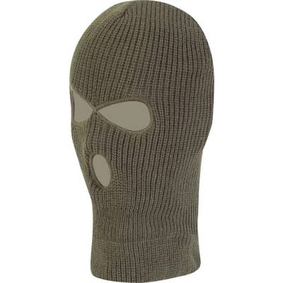 KOMBAT Military Kukla Balaclava se třemi otvory Olive Green