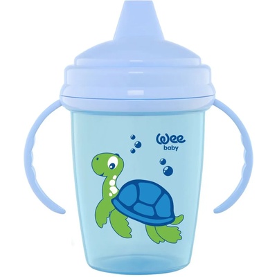 Wee Baby Преходна чаша Wee Baby - Enjoy, синя, 240 ml (755)