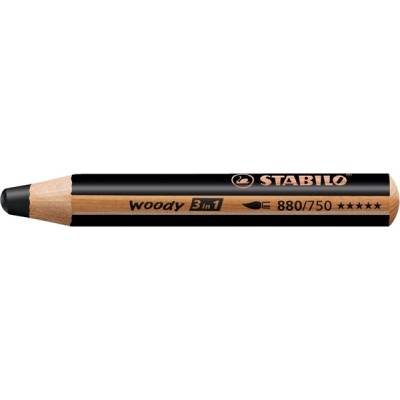 STABILO Черен тебеширен молив Stabilo Woody 880/750 (880/750)
