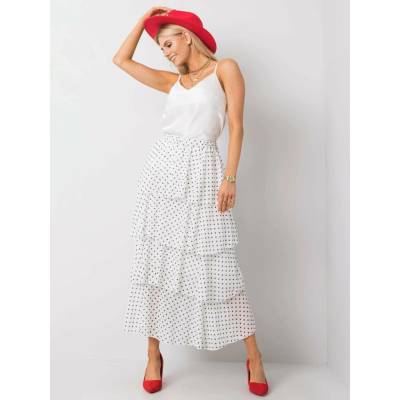 Och Bella Skirt-TW-SD-BI-0725.99-white-black šedá