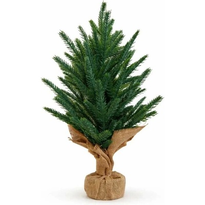 DECOLED Vánoční stromeček umělí s jehličím 57 cm, plast a kov, IP20 do interiéru