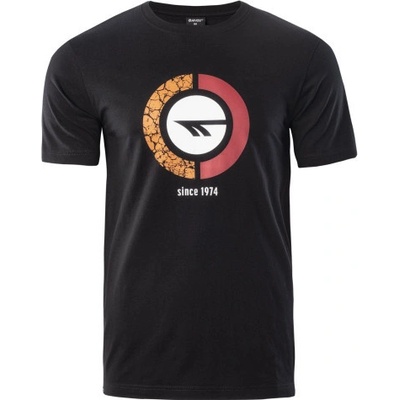 Hi-Tec RACAN BLACK pánské tričko