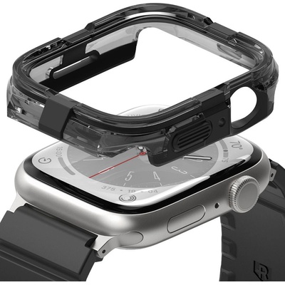 Ringke Удароустойчив кейс за Apple Watch 4/5/6/7/8/9/SE (44/45 mm) от Ringke Fusion Bumper - Черен - (8809919305129)