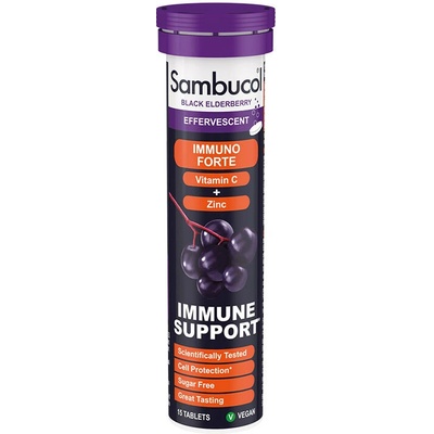 Sambucol Black Elderberry Immuno Forte 15 šumivých tablet