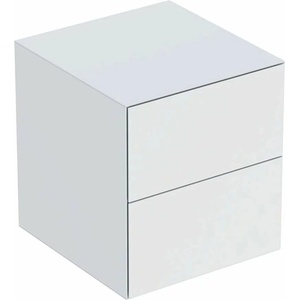 Geberit Стенен шкаф Geberit One среден, матово бял, с 2 чекмеджета, 45 см (505.077.00.2)