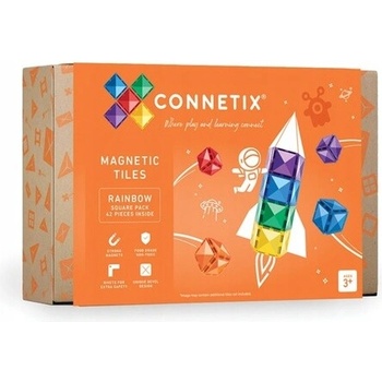 Connetix Rainbow Square 42 ks