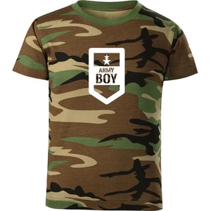 DRAGOWA детска тениска с къс ръкав Army Boy, камуфлаж (7221)