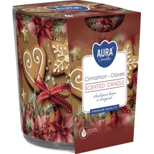 BISPOL Ароматна свещ Bispol Aura - Cinnamon And Cloves, 100 g (sn72s-61)