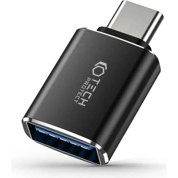 Tech-Protect OTG адаптер Tech-Protect UltraBoost, USB-C към USB-A, черен (9490713932858)