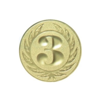 Kovový emblém 3. místo 063