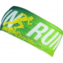 Bjež zimní čelenka Run zelená/modrá
