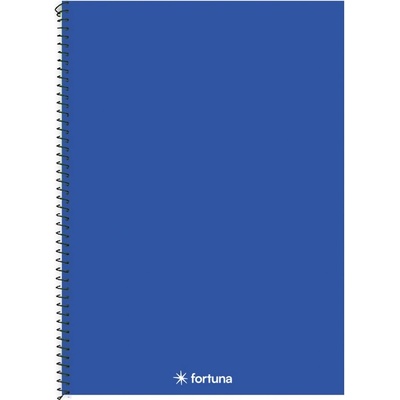 Fortuna Спирална тетрадка FORTUNA Monocolor A/4 70 листа тъмно синьо 01.08681 (01.08681)