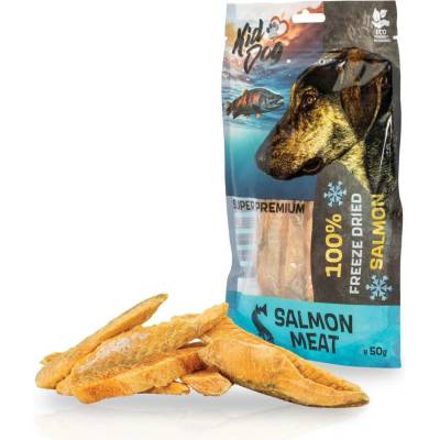 KIDDOG Super Premium 100% лиофилизирани парчета месо от сьомга 50 g