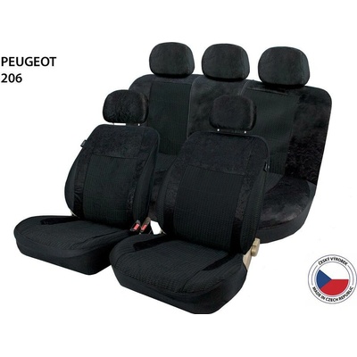 Autopoťah CAPPA Perfetto AL Peugeot 206, čierne