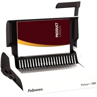 Fellowes 5627601 Pulsar+ пластмасова спирала за подвързване Ръчна машина за подвързване на спирала с 300 листа (5627601)