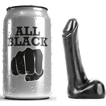 Image 1 of Мини дилдо в реалистична форма, 9см. - All Black Small Dildo (D-216249)