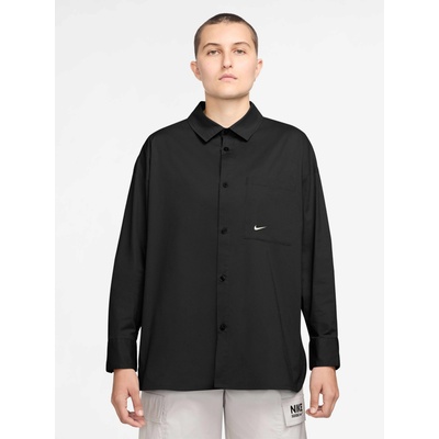 Nike Риза w nsw nk chll ppln ls btn top