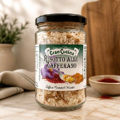 Gran Cucina Risotto allo Zafferano šafranové rizoto Carnaroli 220 g