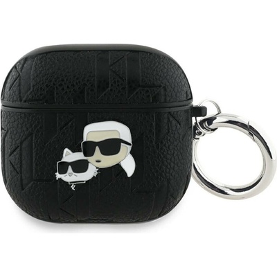 Karl Lagerfeld Monogram Karl & Choupette Head Case for AirPods 4 KLA4PGKCPK