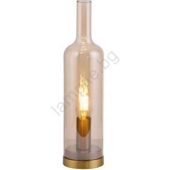 Neuhaus Lighting Group JUST LIGHT. 14006-27 - Настолна лампа BOTTLE 1xE14/25W/230V бежова/опушена (W4819)